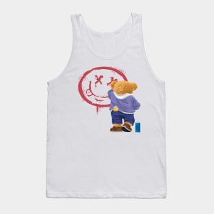 BEAR STREET  GRAFITTI ART Tank Top